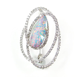 Sample with opal on top