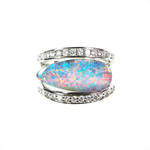 Sample with opal on top