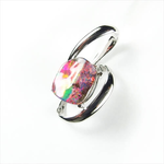 Sample with opal on top