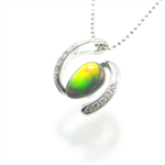 Sample with opal on top