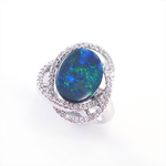 Sample with opal on top