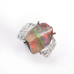 Sample with opal on top