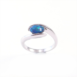 Sample with opal on top