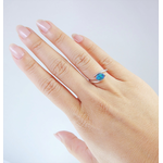 Sample with opal on top