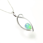 Sample with opal on top