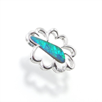 Sample with opal on top