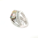 Sample with opal on top