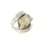 Sample with opal on top