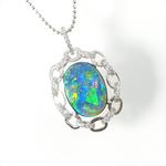 Sample with opals on top