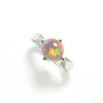 Sample with opal on top