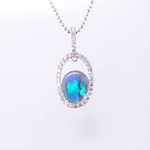 Sample with opal on top