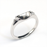 Sample with opal on top